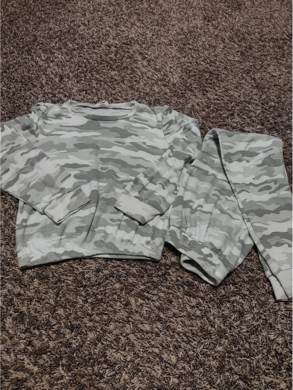 Girls Camo Jogger Set Size 12